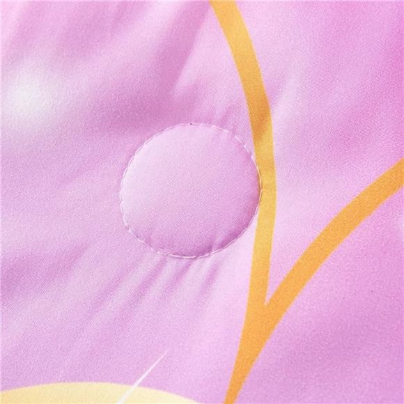 6Pcs Mermaid Scale Comforter Sets TwinSize,3D Pink Glitter Bed in A Bag for Teen - Picture 6 of 7